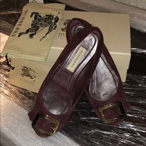 Authentic Burberry Suede Flats!!